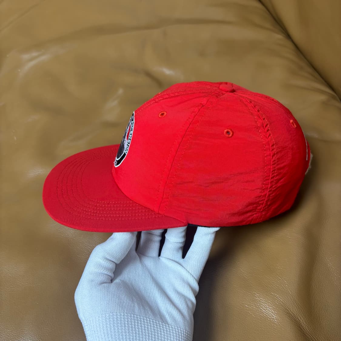 슈프림 6패널 볼캡 모자 설산 레드 상품이미지4