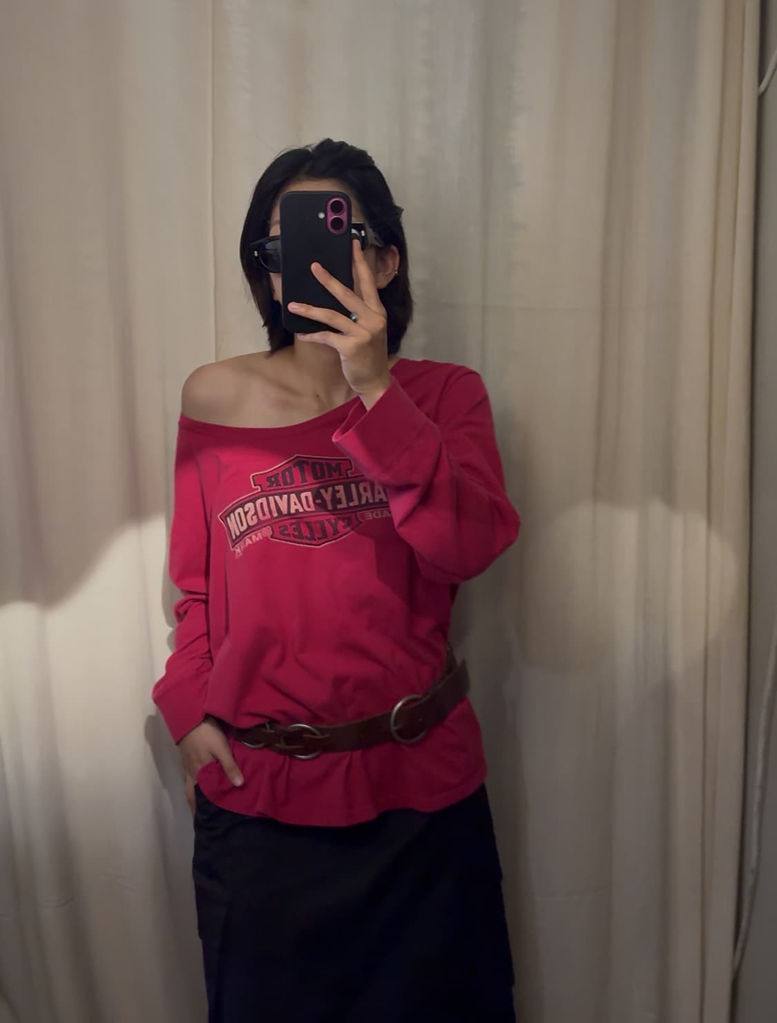 할리데이비슨 오픈숄더 슬리브 상품이미지1