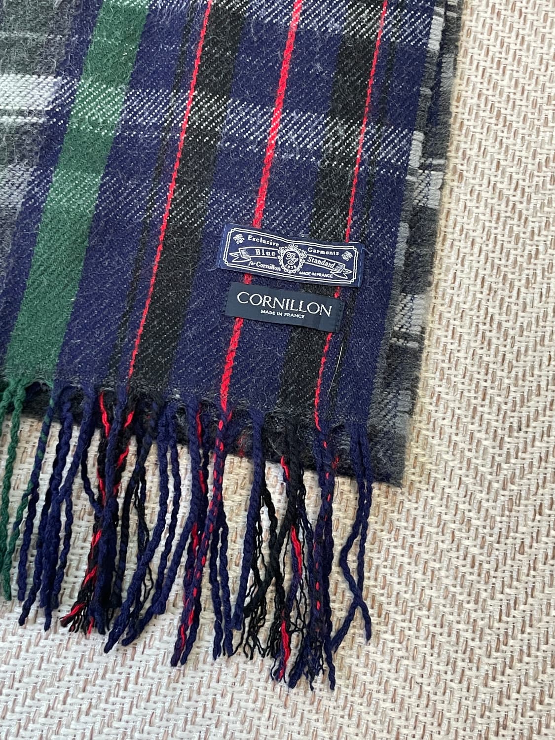 코르닐롱 클래식 타탄 체크 머플러  상품이미지2