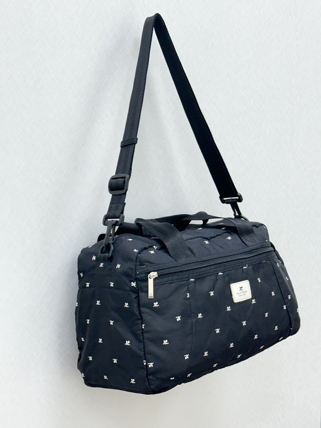 courreges / 꾸레쥬 블랙 로고 보스턴백  상품이미지3