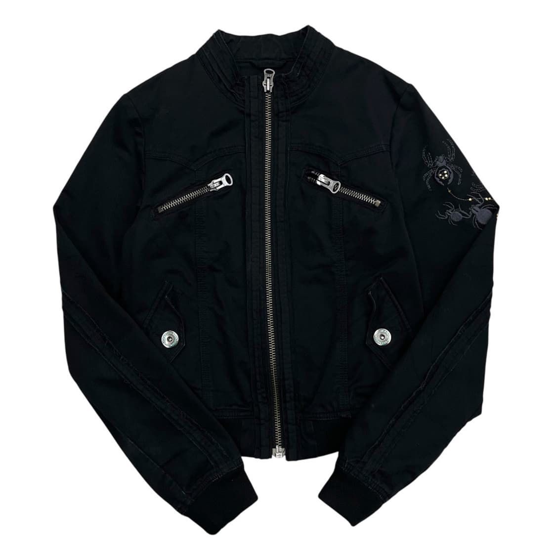 블렌쉬 스파이더 자수 블랙 유틸리티 자켓 XS 상품이미지4