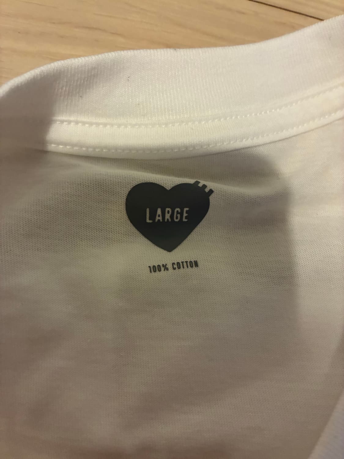 [새상품/L] 휴먼메이드 시그니처 로고 티셔츠 (블랙) 상품이미지7