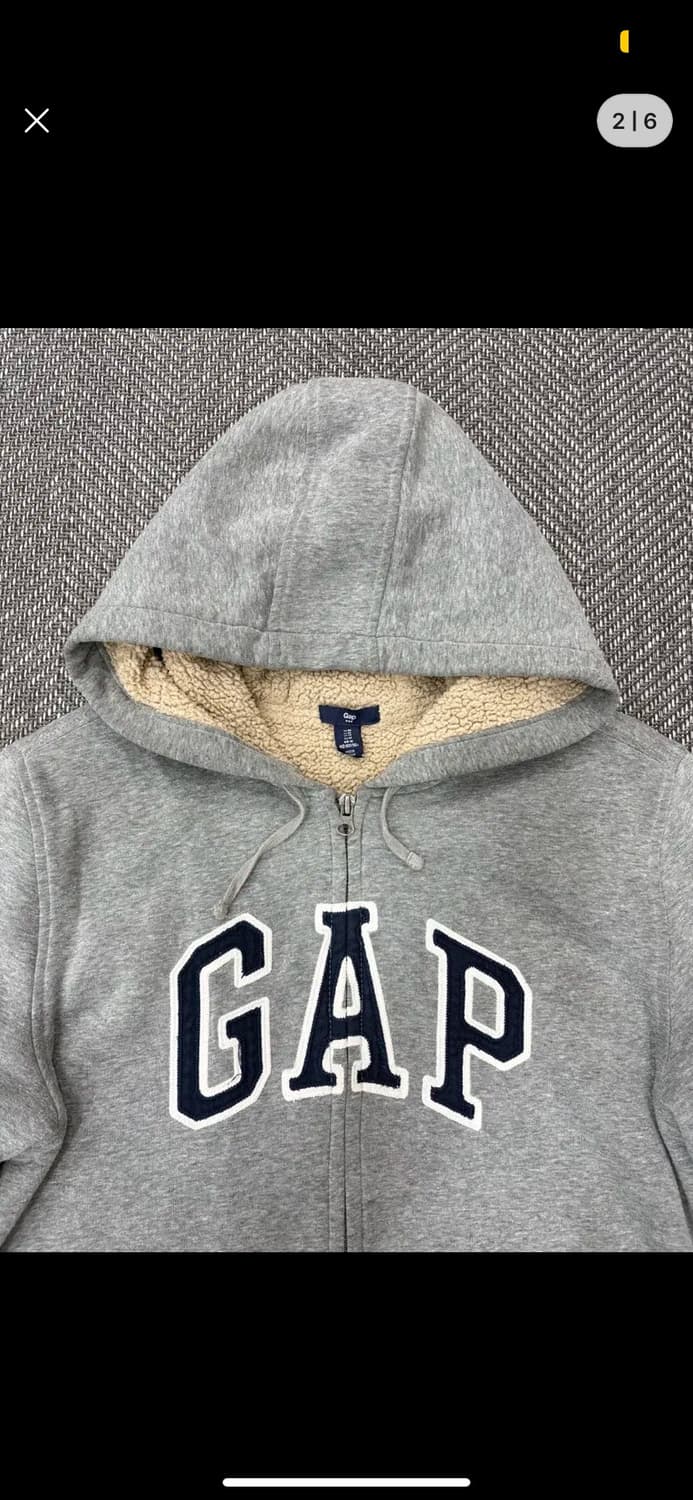 GAP 갭 보아털 후드집업  상품이미지2