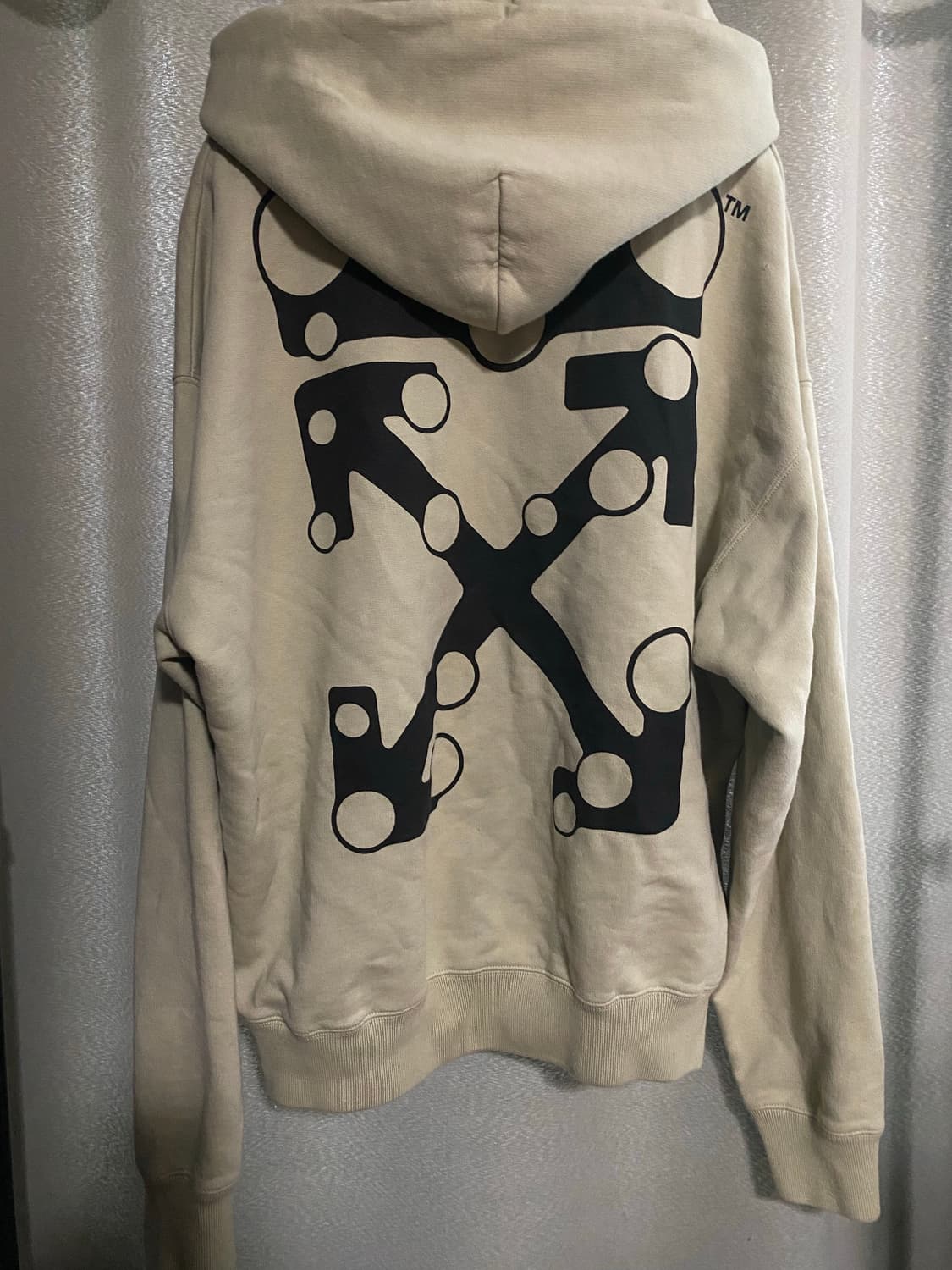 오프화이트 후드 (L) 상품이미지2