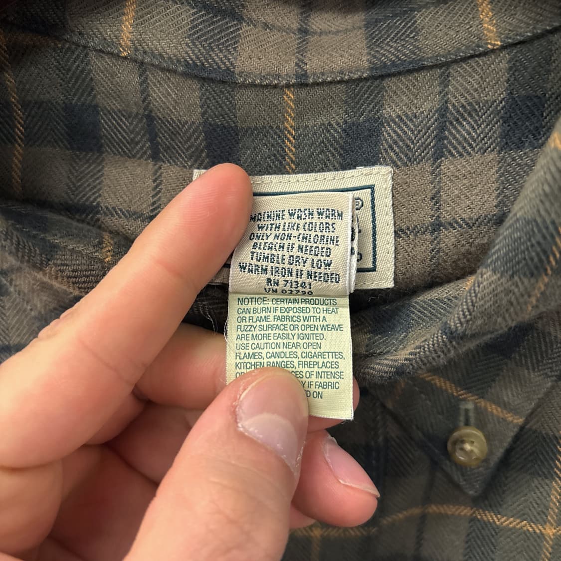 엘엘빈 윈도우 타탄체크 플란넬 버튼다운 워크셔츠 N1081 상품이미지8