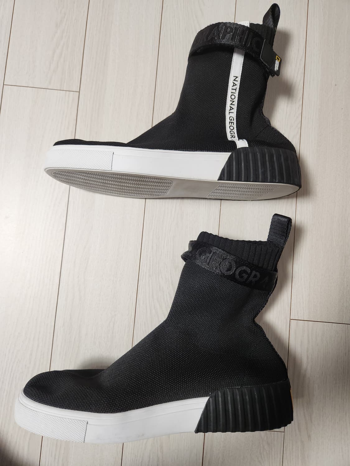 내셔널지오그래픽 N995AFW370 어반무드 니트 스니커즈 BLACK 사 상품이미지4