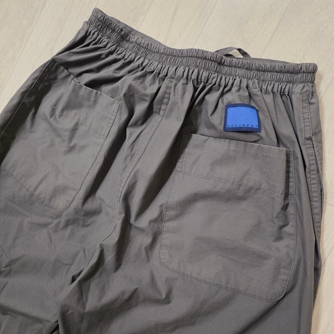 [L] 도큐먼트 오가닉 코튼 페인터 팬츠 그레이 document 상품이미지10