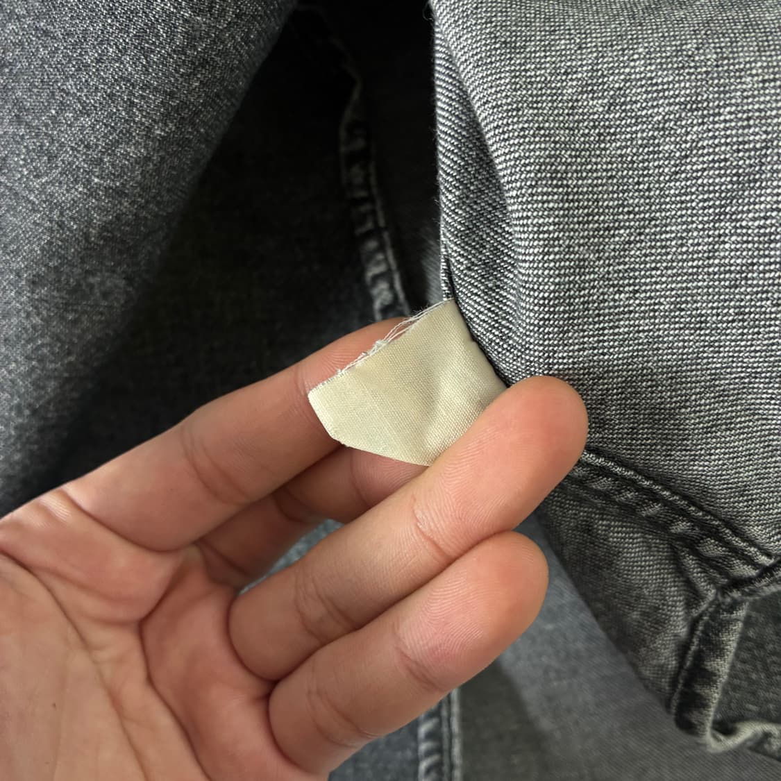 GAP 갭 00‘s 흑청 피그먼트 셔츠 상품이미지5