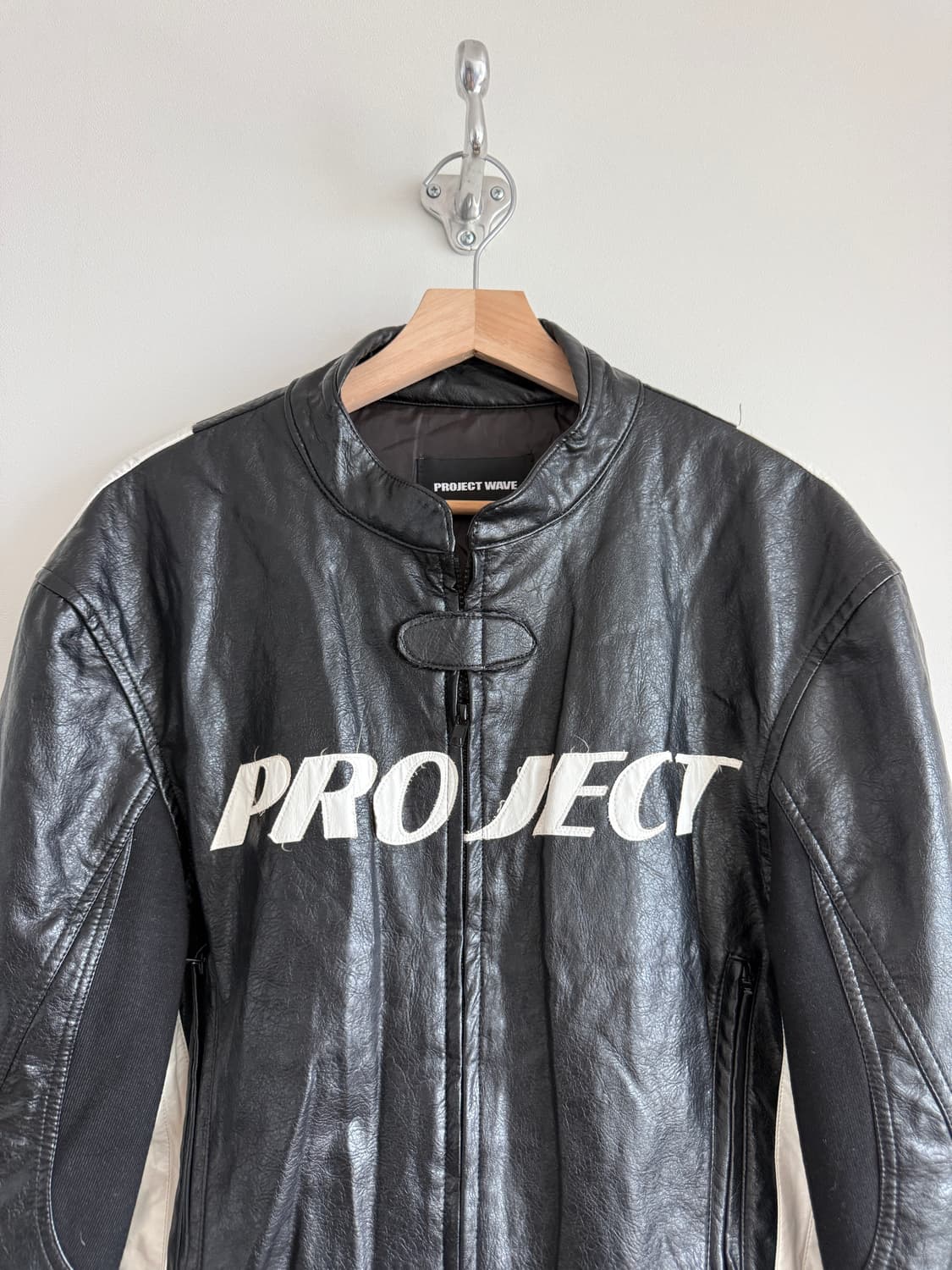PROJECT WAVE 에코레더 라이더 자켓 상품이미지3