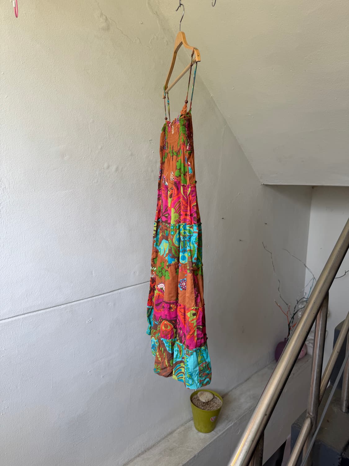 GAP 에스닉 플라워 스트랩 원피스 상품이미지4