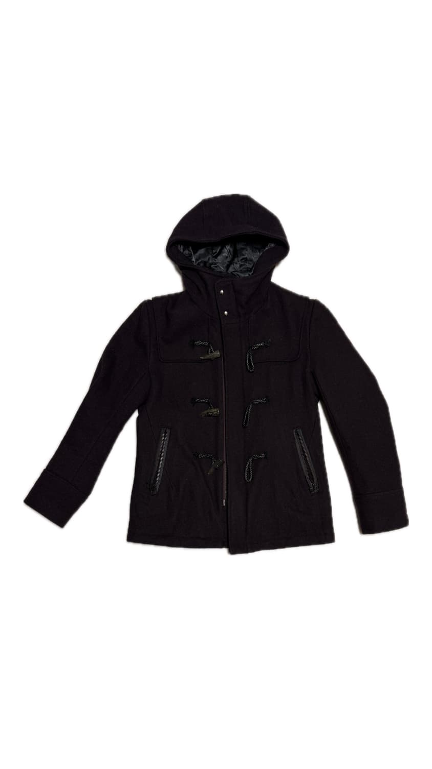 딥 퍼플 토글 울 자켓 코트 상품이미지2