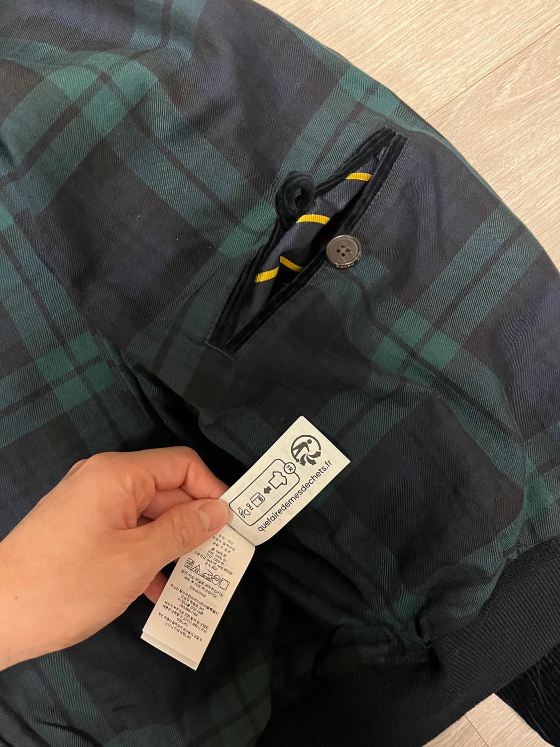 (백화점판, 새상품) 폴로 랄프로렌 코듀로이 바라쿠타 블루종 상품이미지7