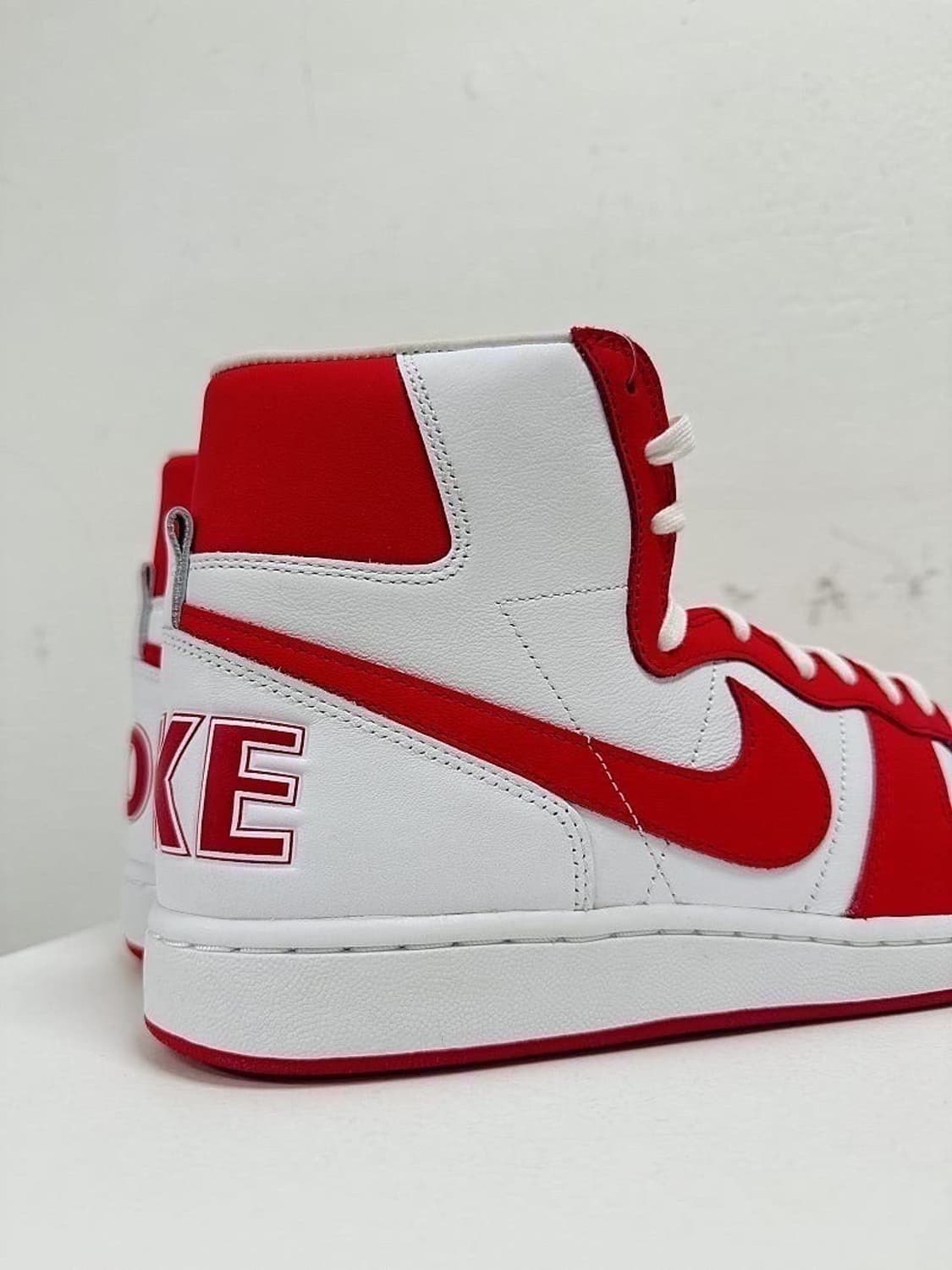 (정품/새상품) 나이키 X 꼼데가르송 남성 레드 터미네이터 하이 스니커즈 상품이미지5