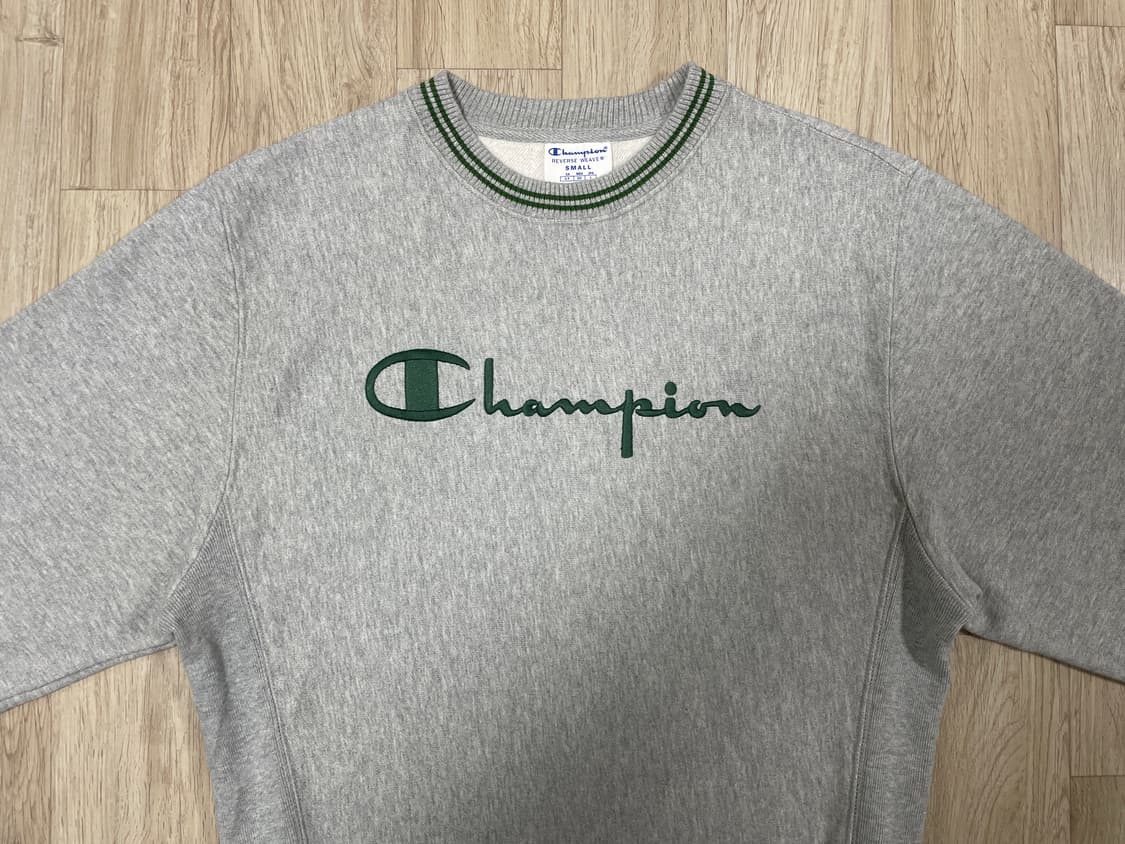 95~100) 00's 챔피온 리버스위브 빅로고 맨투맨 상품이미지4