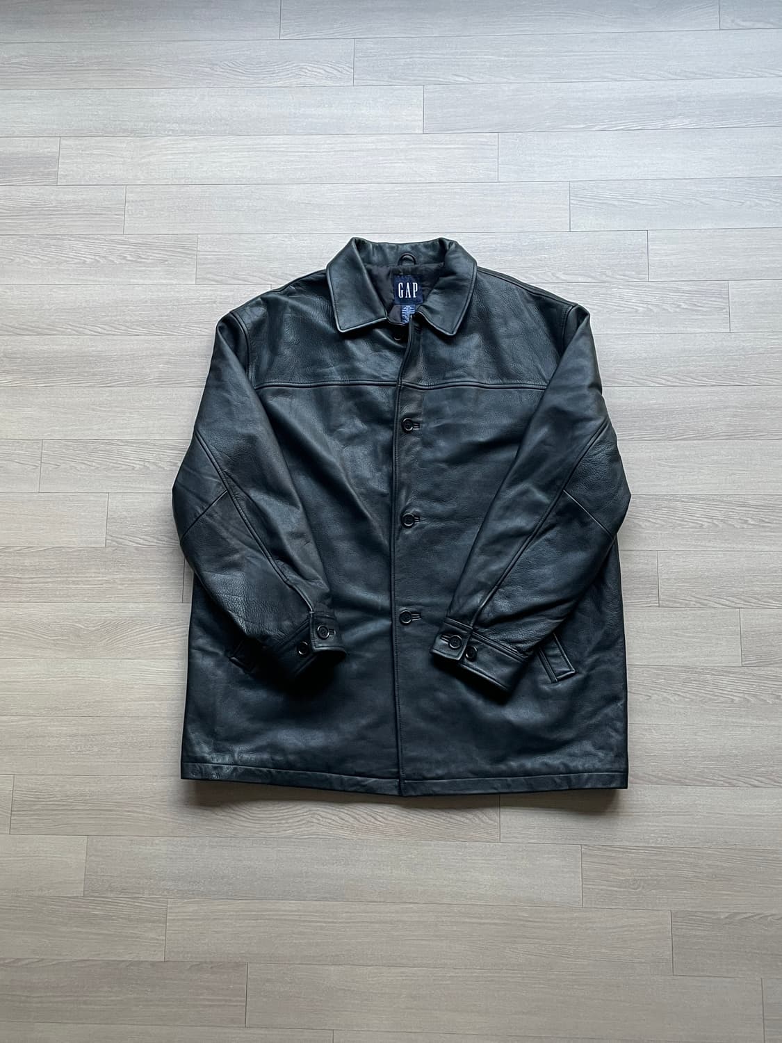 90s 올드갭 레더 카코트 gap carcoat 상품이미지1