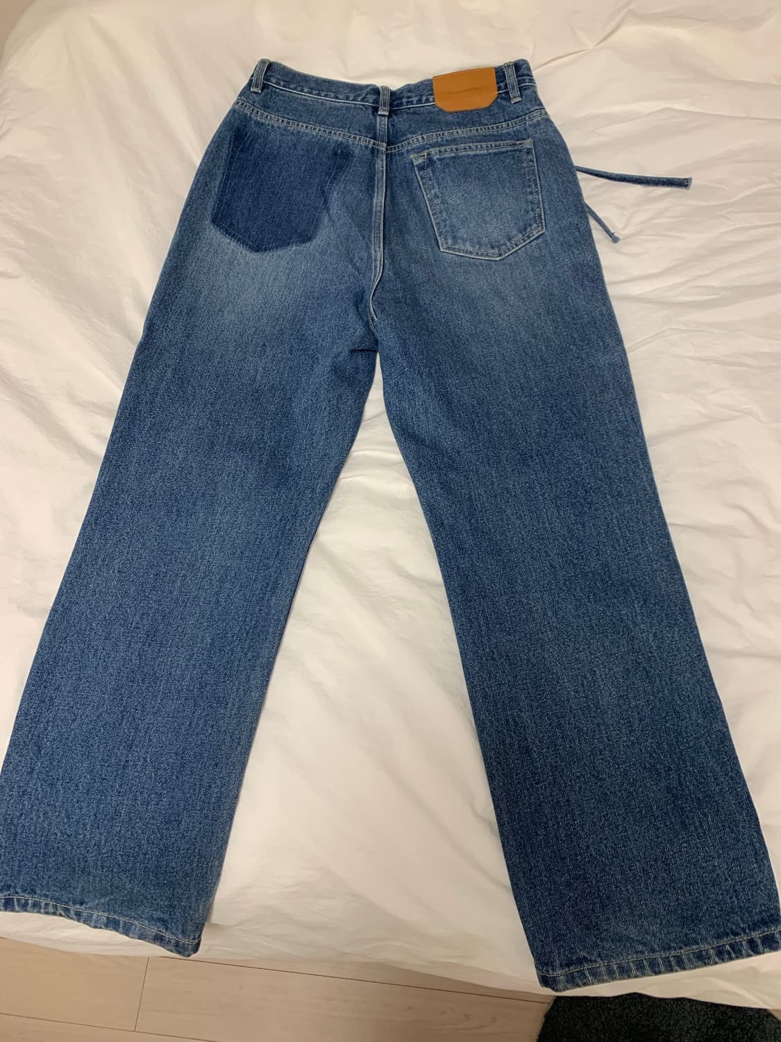 커스텀멜로우 세미와이드 워시드진 28 상품이미지5