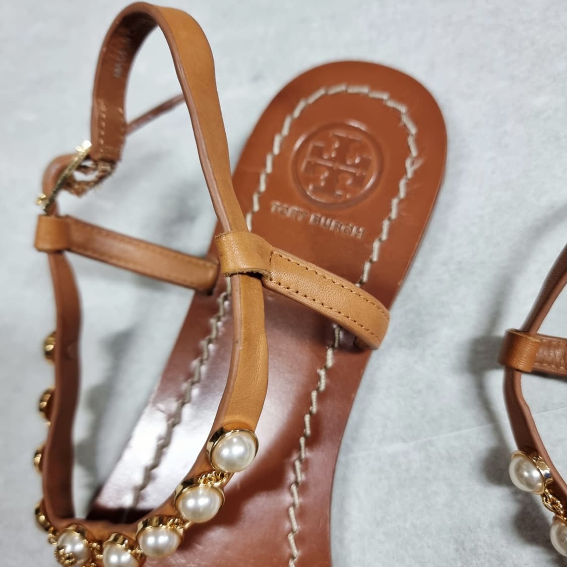 토리버치 Tory Burch 진주스트랩 샌들 (250mm/8M) 상품이미지5