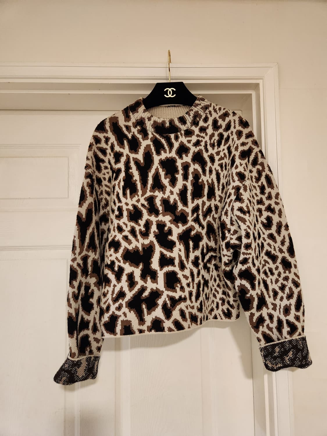 (정품)프로엔자슐러 Proenza Schouler 브라운자카드패턴 스웨터 상품이미지5