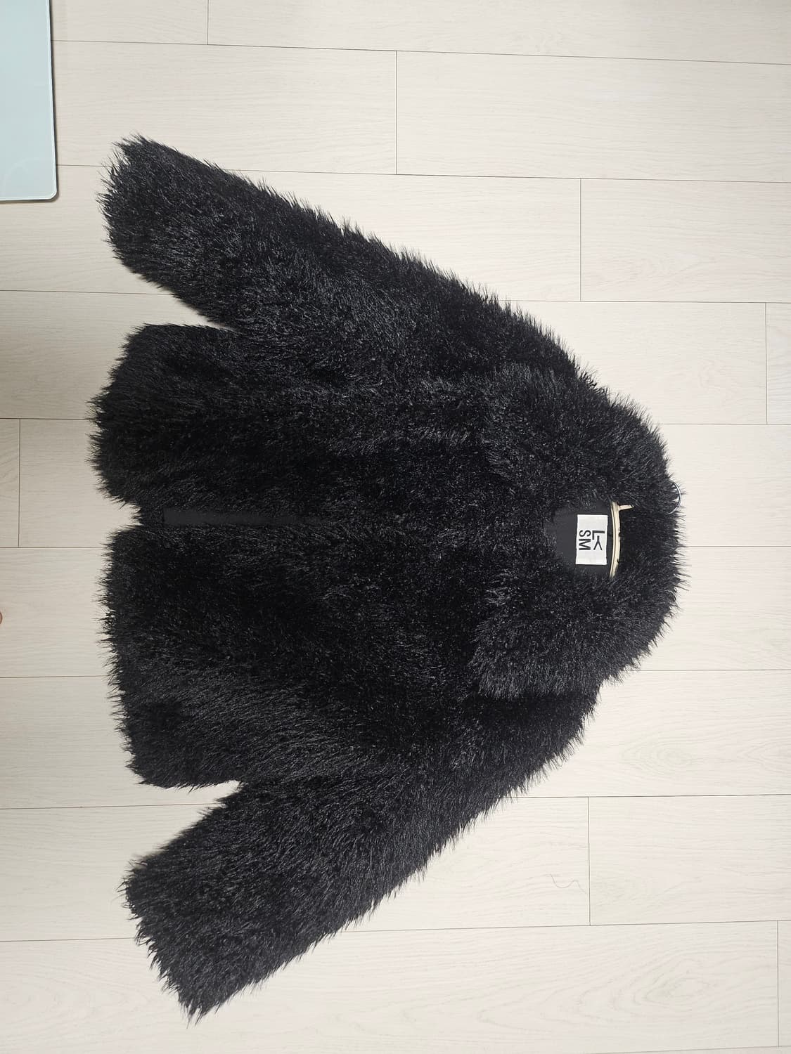 러브유쏘머치 블랙 퍼자켓 상품이미지1