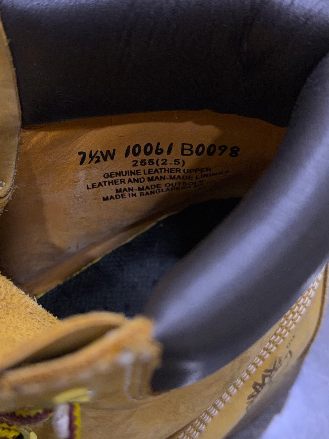 팀버랜드 10061 워커 6인치 부츠 255 상품이미지8