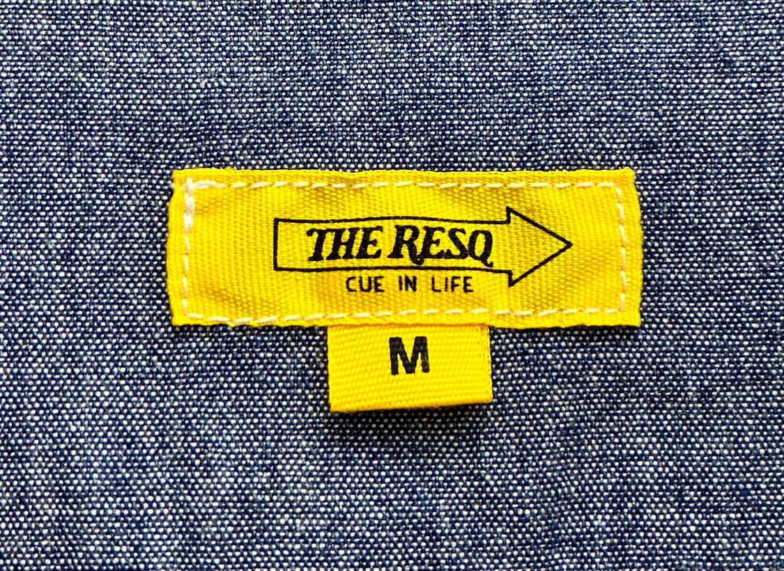 (M/103)The ResQ 더레스큐 인디고 테디 멀티포켓 샴브레이셔츠 상품이미지9