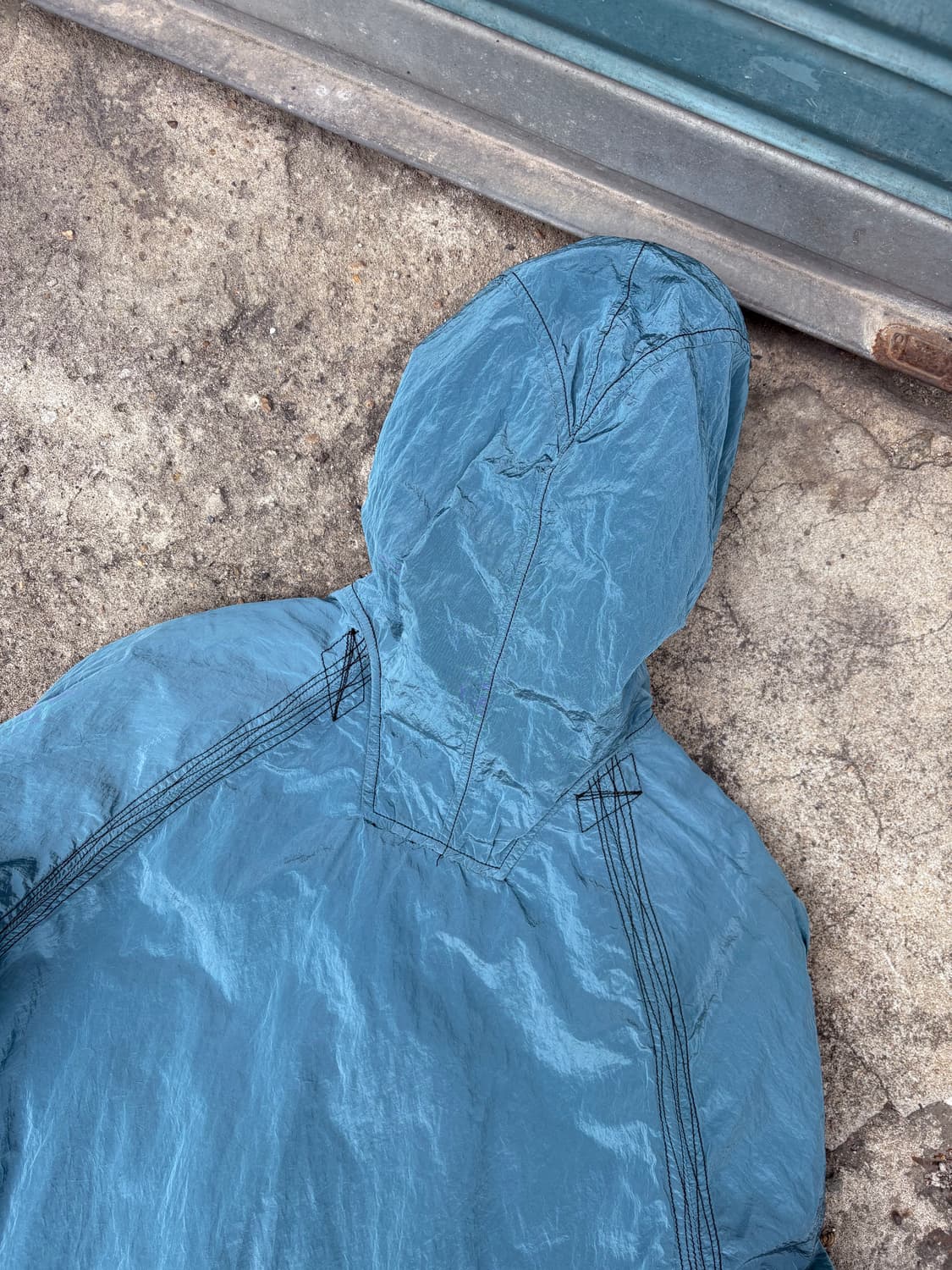 스톤아일랜드 나일론 메탈 집업 후디 자켓 상품이미지8