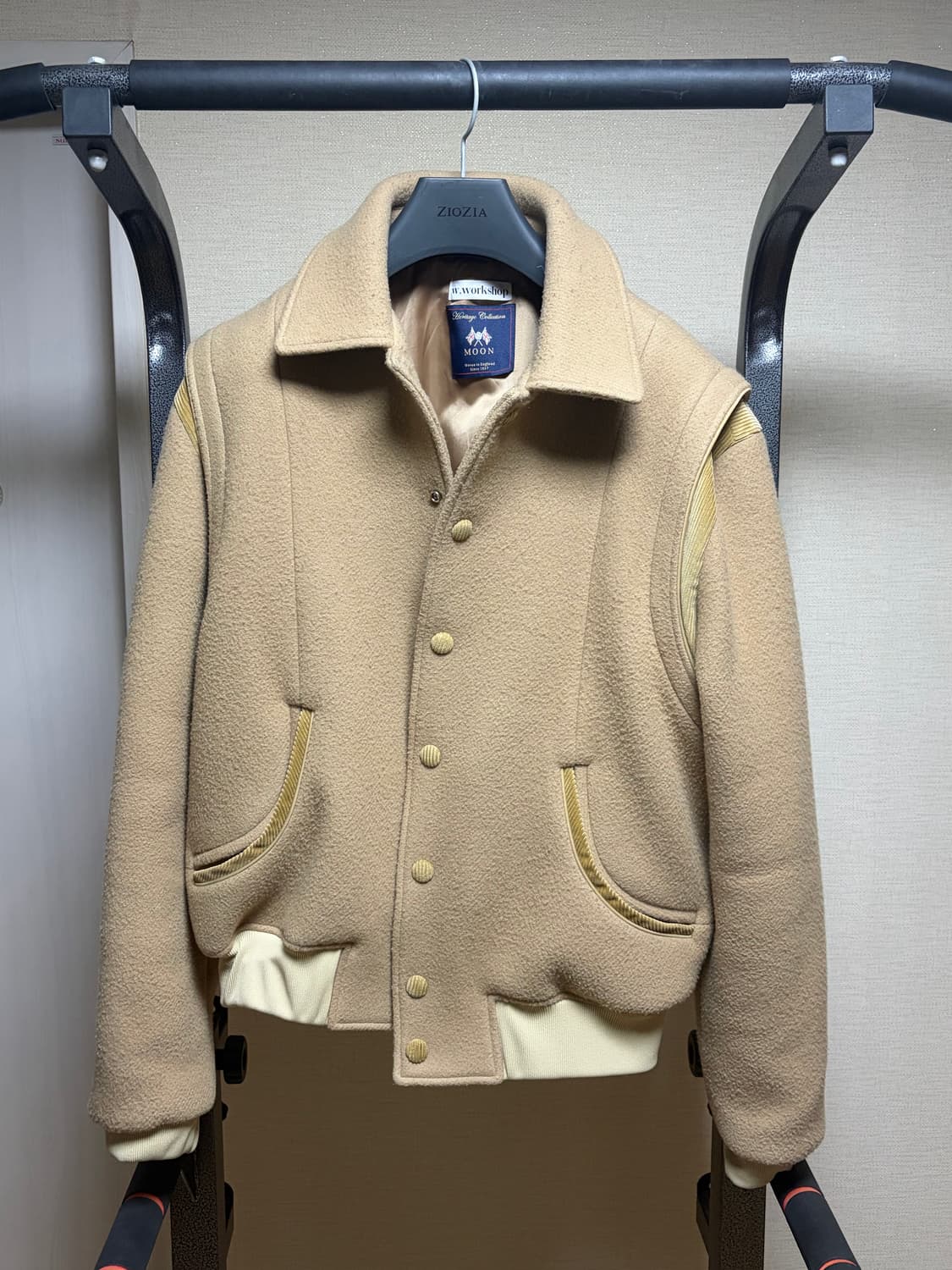 더블유 워크샵 아브라함 문트위드 바시티 자켓 상품이미지1