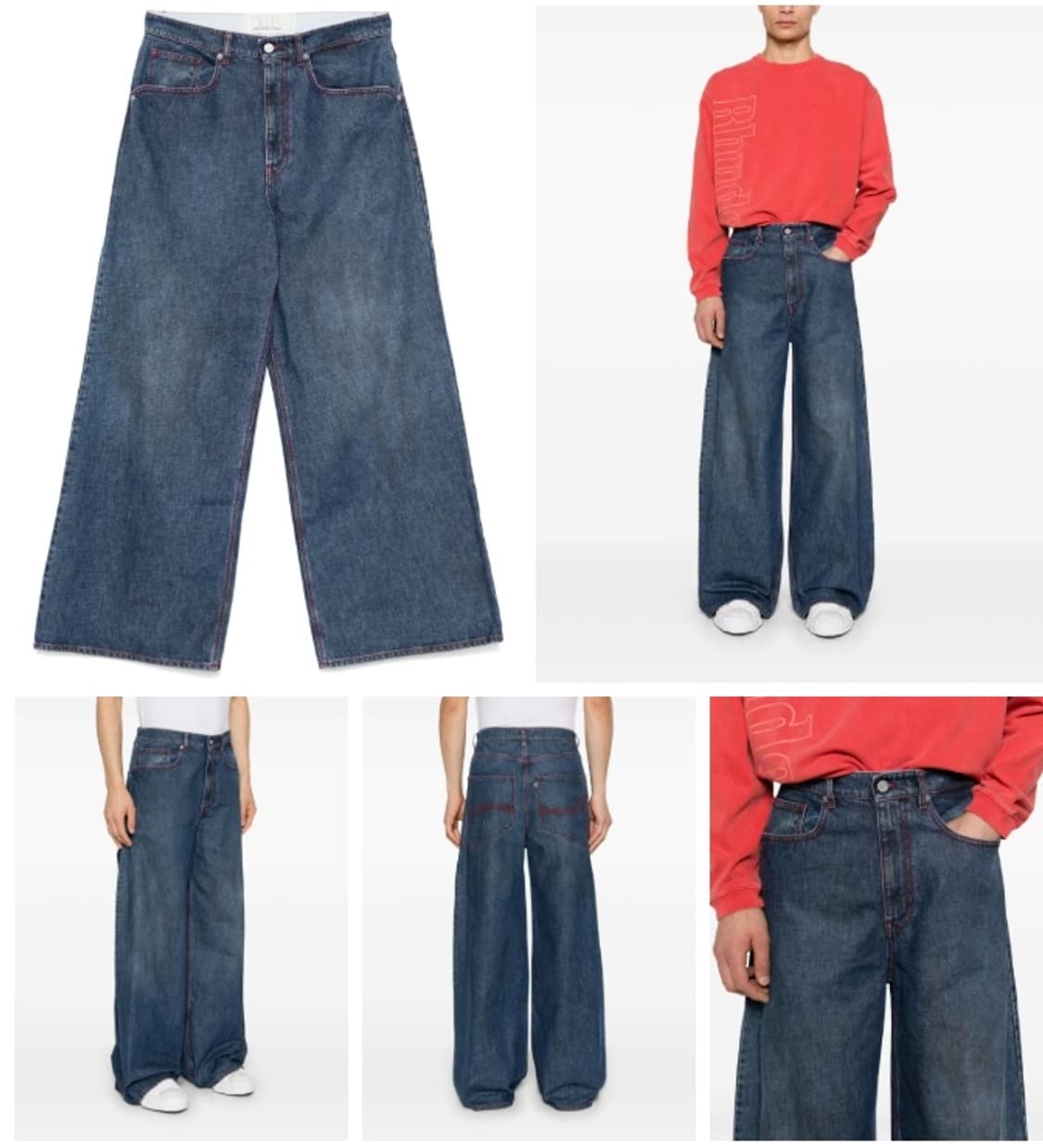 ERL 데님 팬츠 상품이미지3