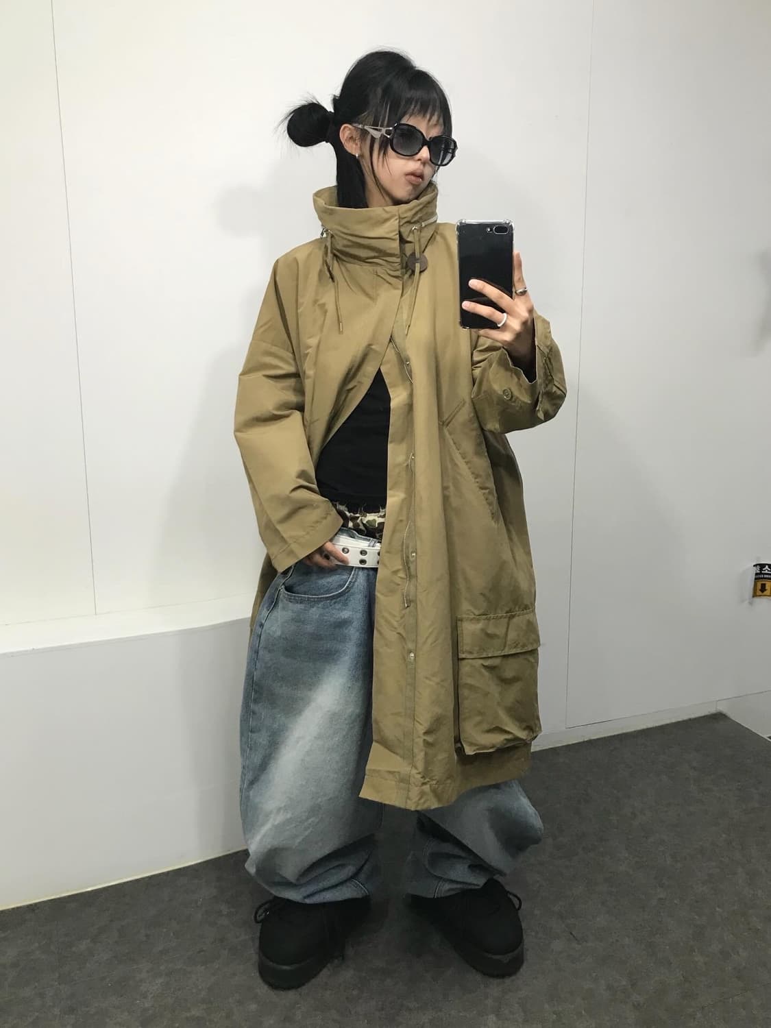 Zucca Military High-Neck Two-way Jacke 상품이미지3