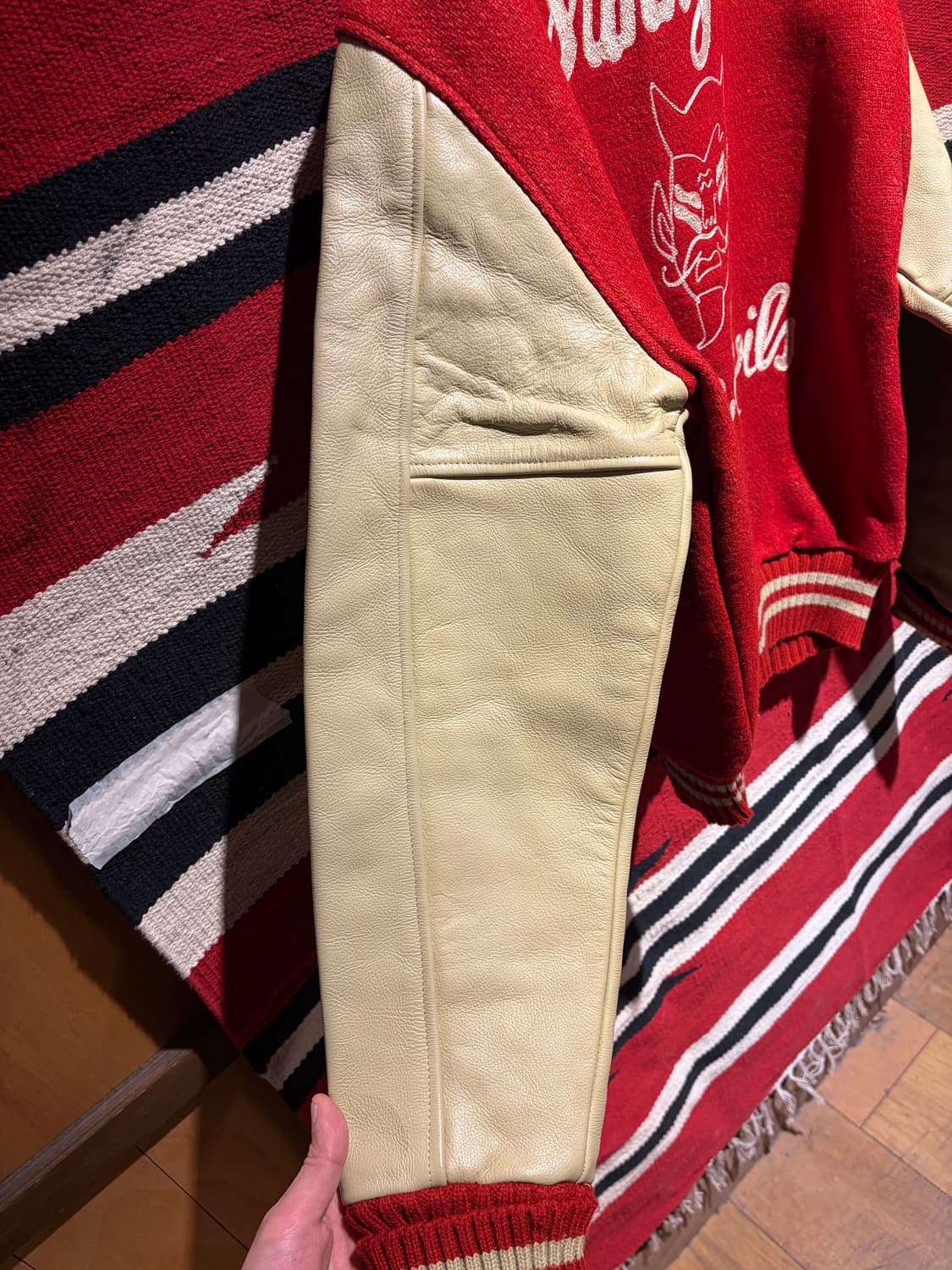 90s Houston chain varsity /휴스턴 체인스티치 바시티 상품이미지7