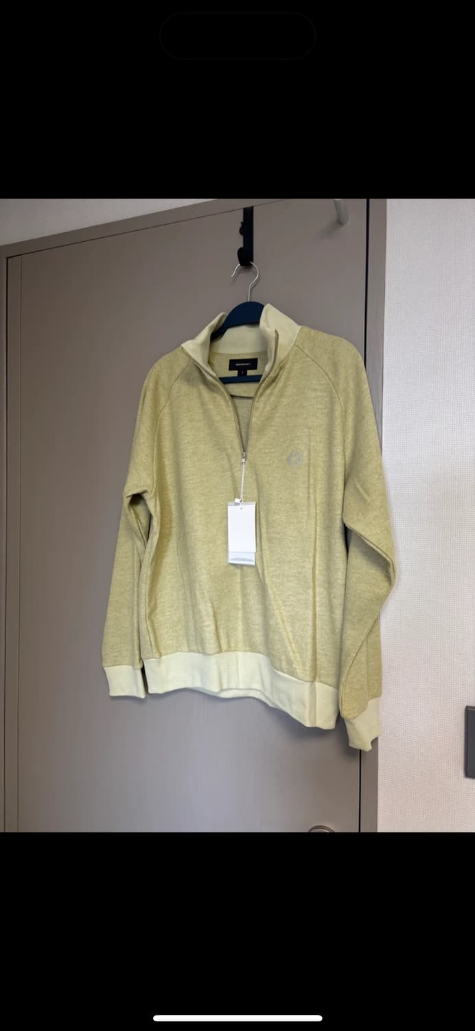 999휴머니티 니트하프집업 라이트그린 M 상품이미지1