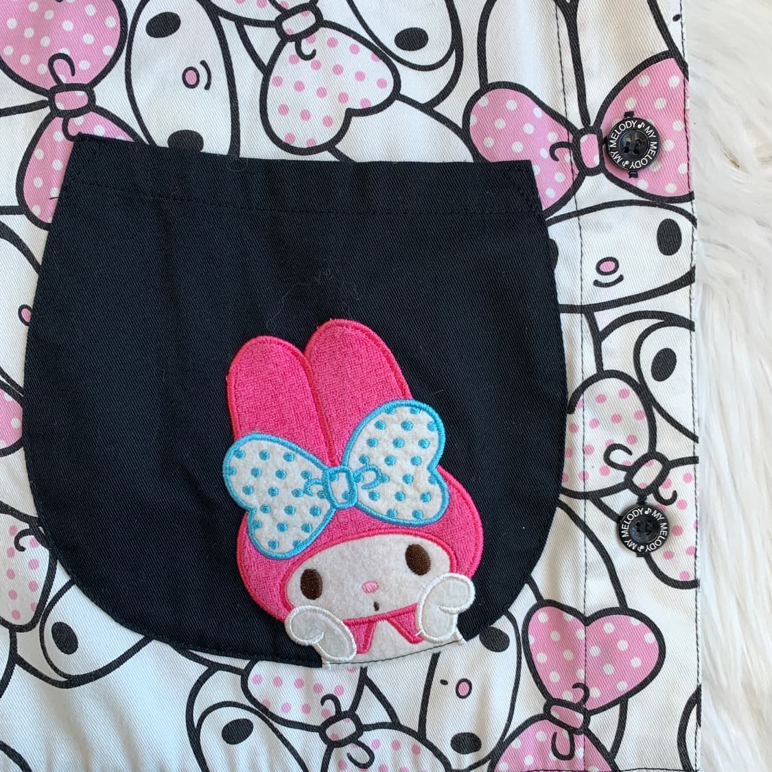 일본 빈티지 산리오 마이멜로디 앞치마 1777 상품이미지6