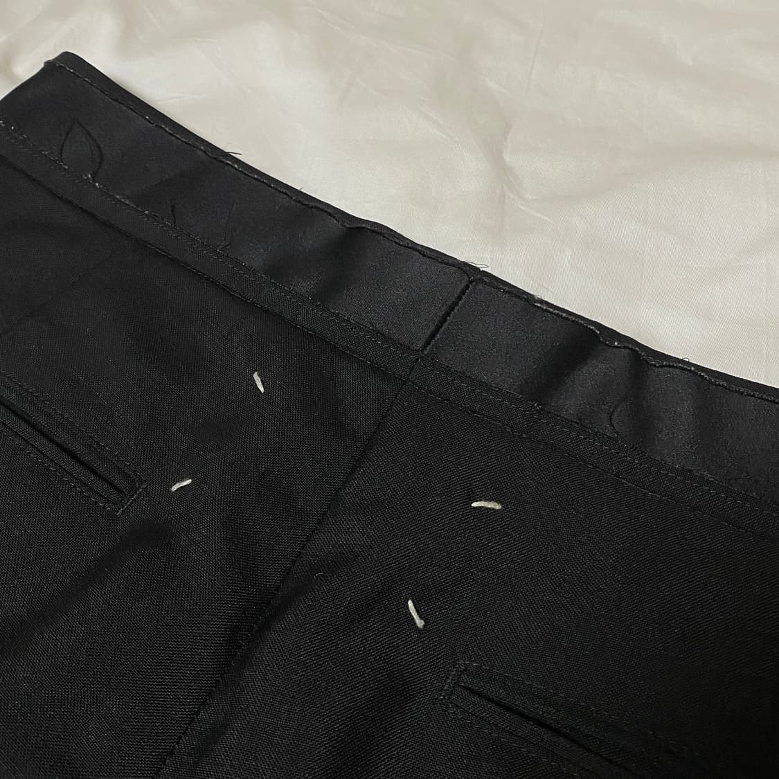 마르지엘라 백스티치 와이드 울 슬랙스 트라우저 팬츠 바지 리에르 세야 상품이미지3