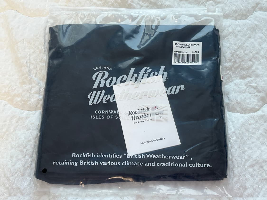 새상품)락피쉬웨더웨어 퍼프 레그 워머/블랙 상품이미지7