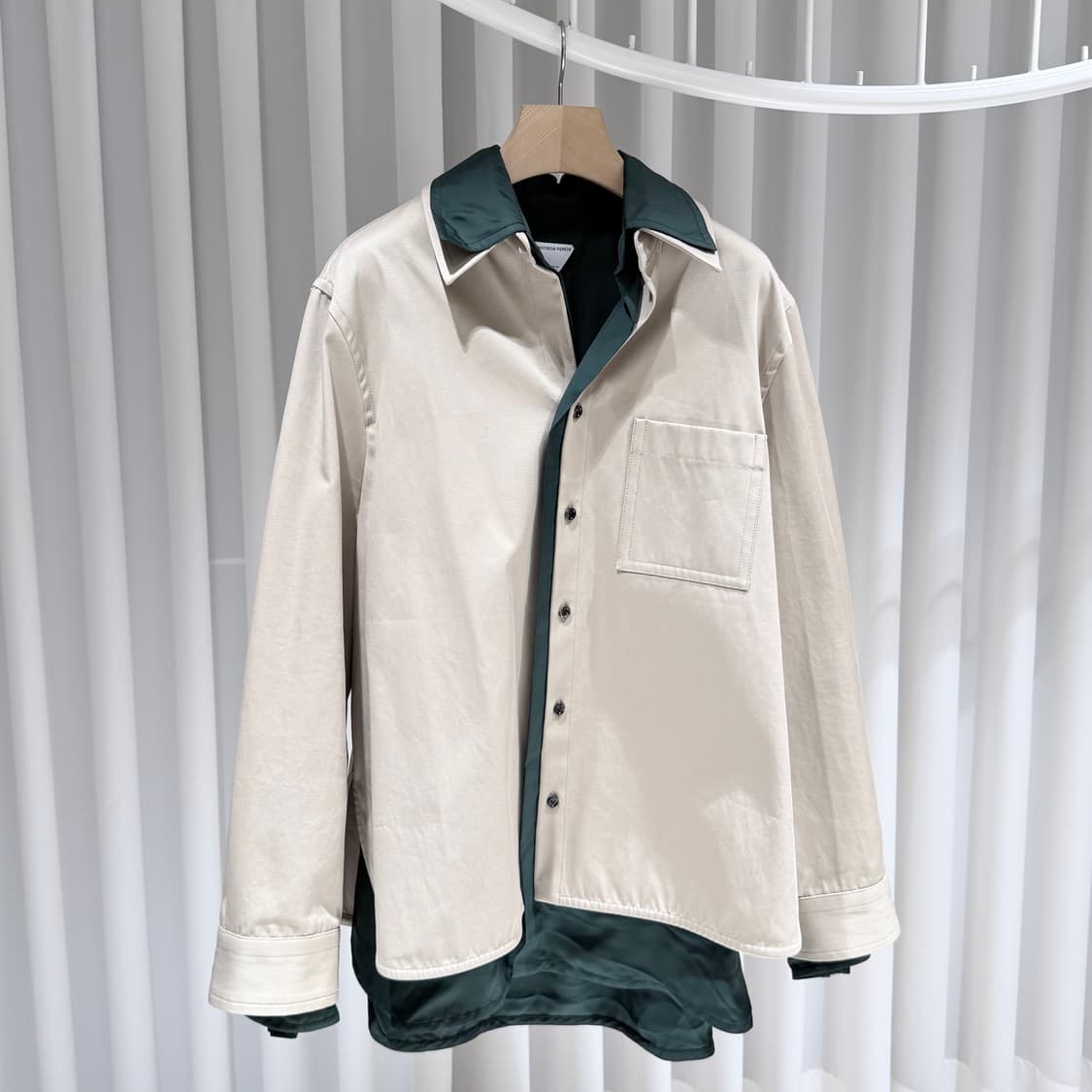 50 / 보테가베네타 코튼 리넨 블렌드 레이어드 셔츠 상품이미지2