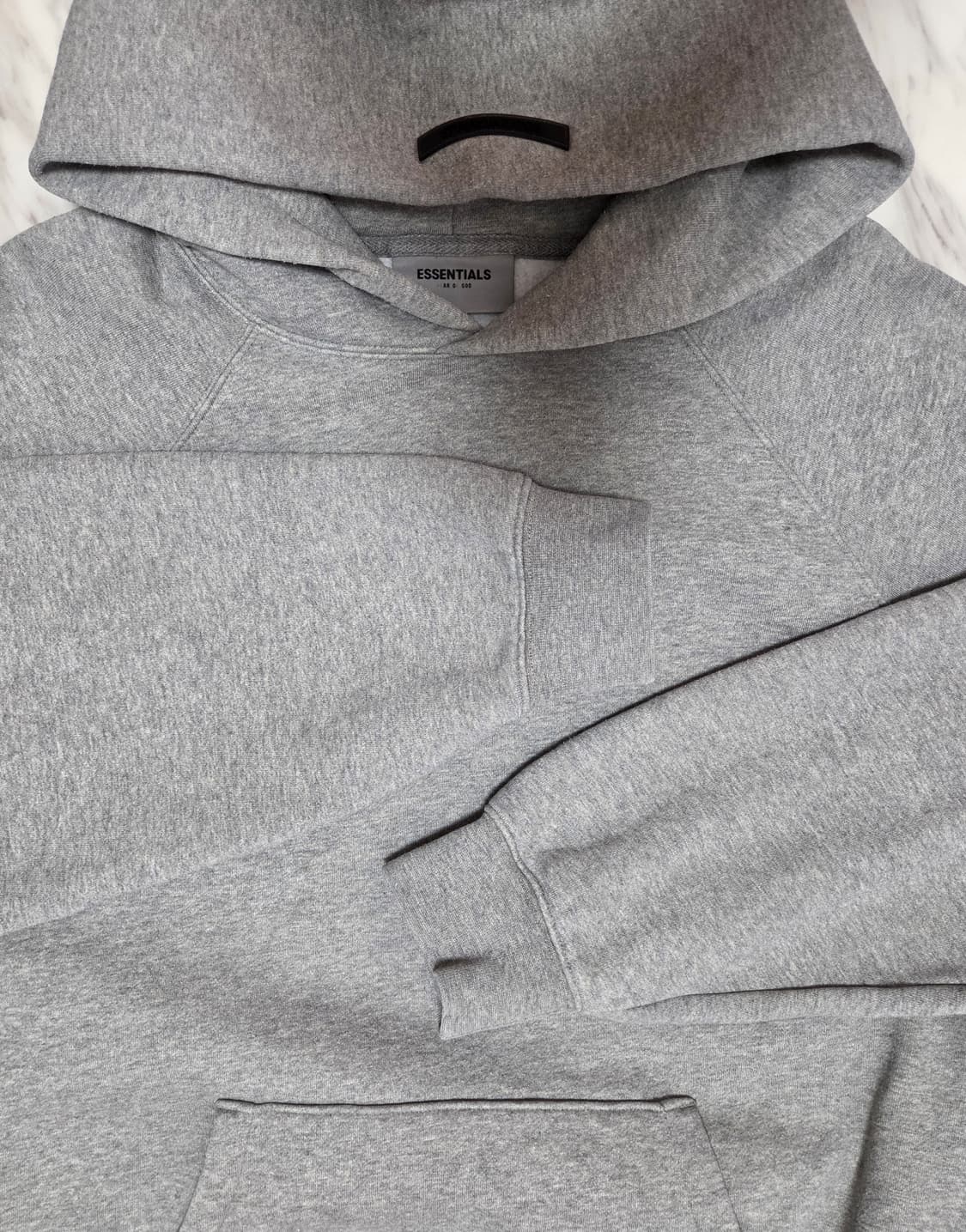 피오갓에센셜 그레이 풀오버 후드티 상품이미지9
