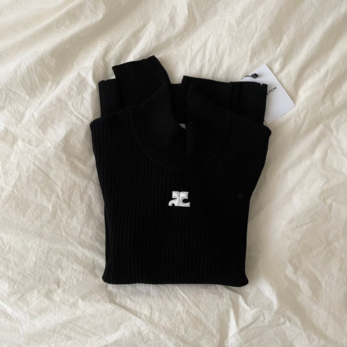 (새상품) 꾸레쥬 (courreges) 하프 니트 상품이미지5