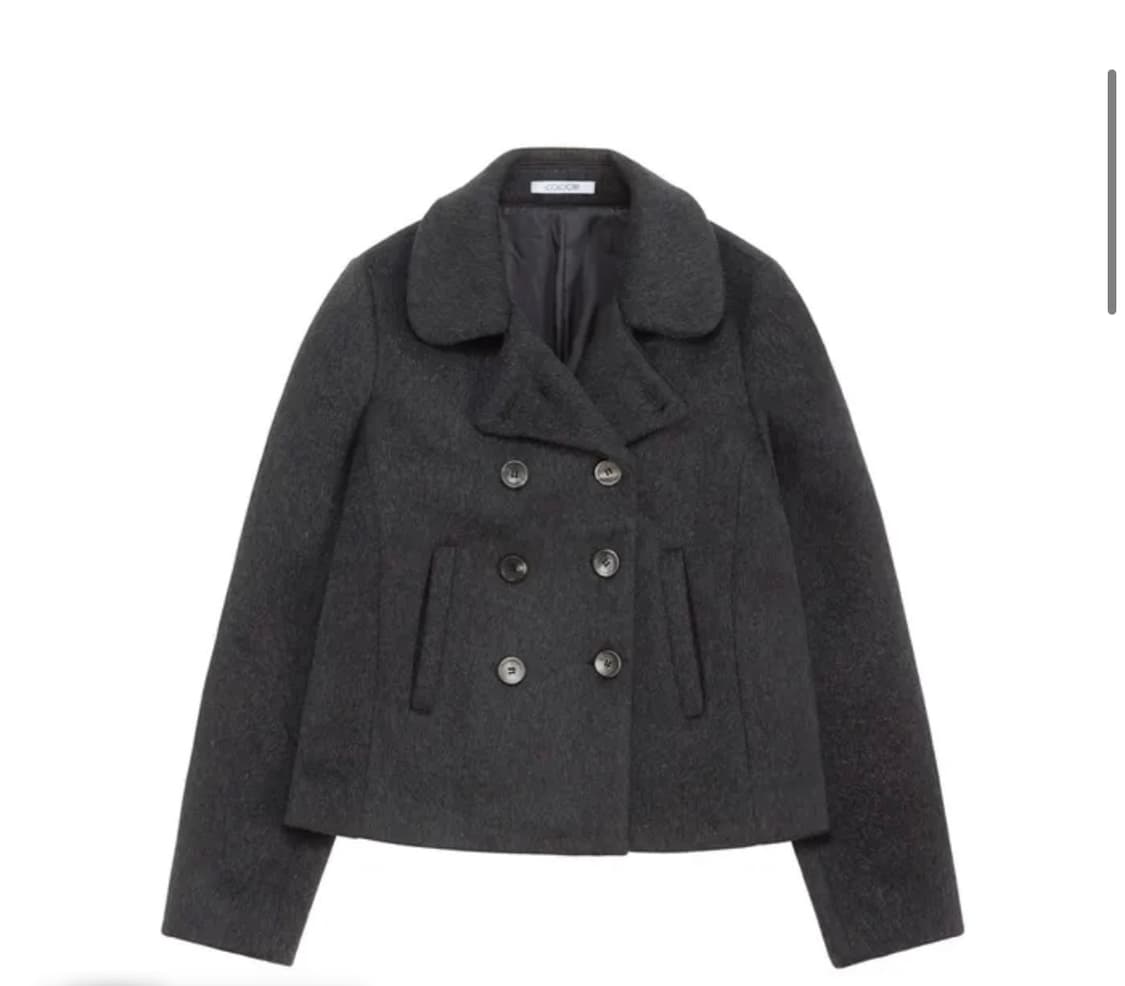 콜로신스 에어리 숏코트 다크차콜 상품이미지1