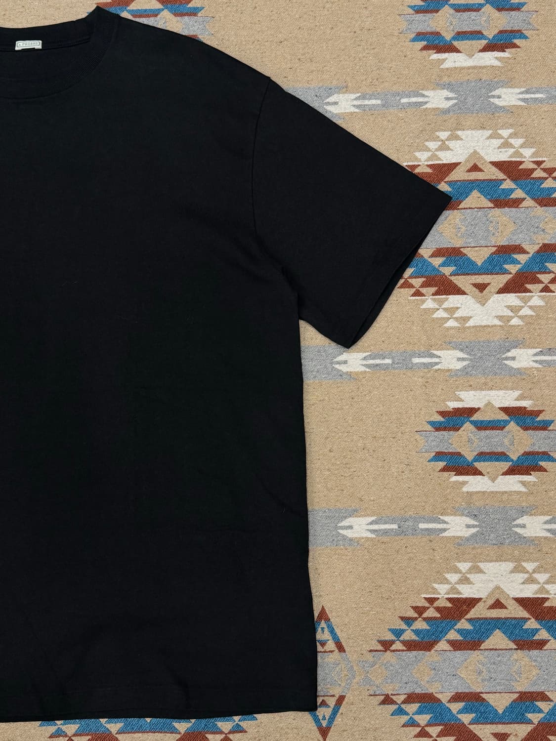 [2] 아프레쎄 헤비 웨잇 티셔츠 블랙 25SS 상품이미지4