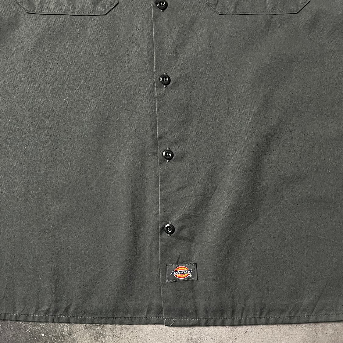 DICKIES 디키즈 빈티지 그레이 플랩포켓 워크 셔츠 A00882 상품이미지4
