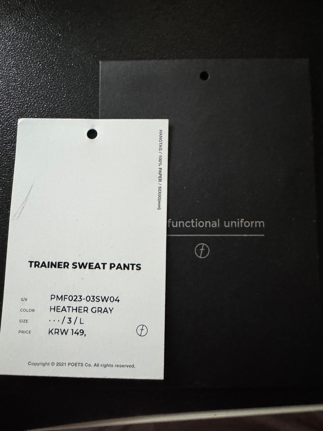 모이프 24ss 유니폼 하프셔츠 3 페일핑크 상품이미지5