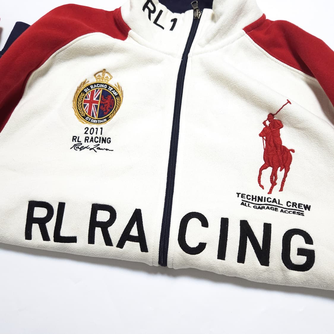 폴로 랄프로렌 빅포니 영국 레이싱 져지 집업 자켓 상품이미지5