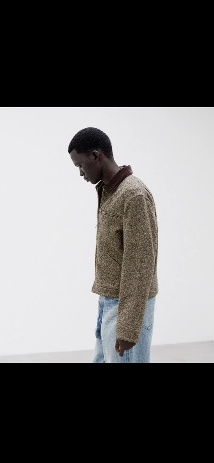 새상품) 오라리 홈스펀 트위드 블루종 4사이즈 상품이미지2