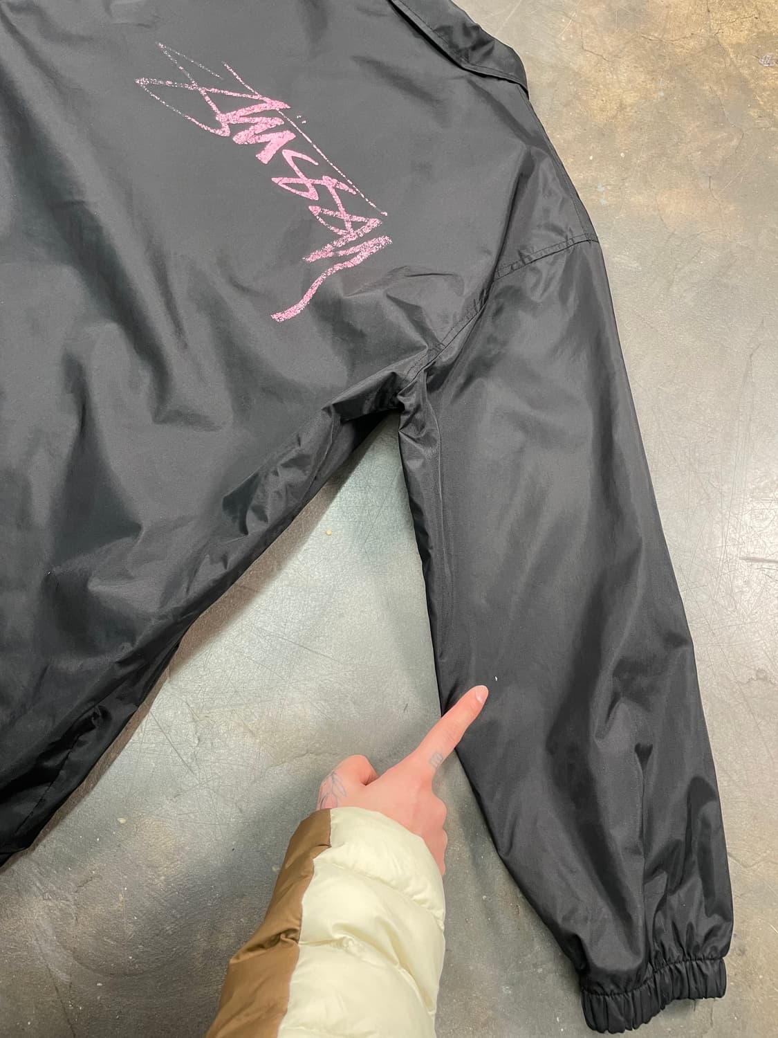 스투스 스탁로고 코치자켓 상품이미지3