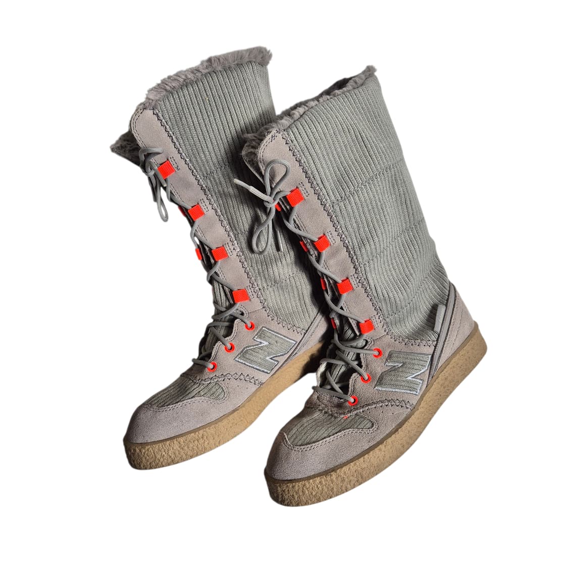 240) 뉴발란스 니트 퍼 부츠 상품이미지7