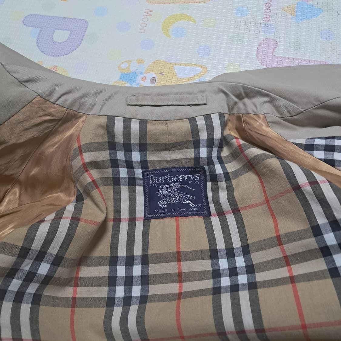 버버리 런던 정품 빈티지 트렌치 코트 12 LONG(약 66~날씬77 상품이미지5