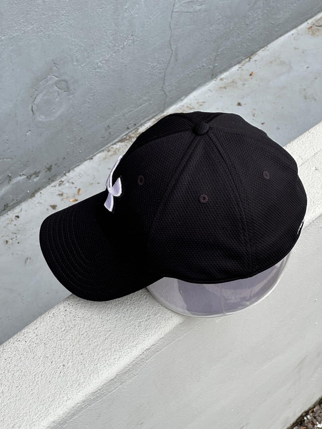 [M-L] 언더아머 로고 블랙 볼캡 모자 상품이미지3