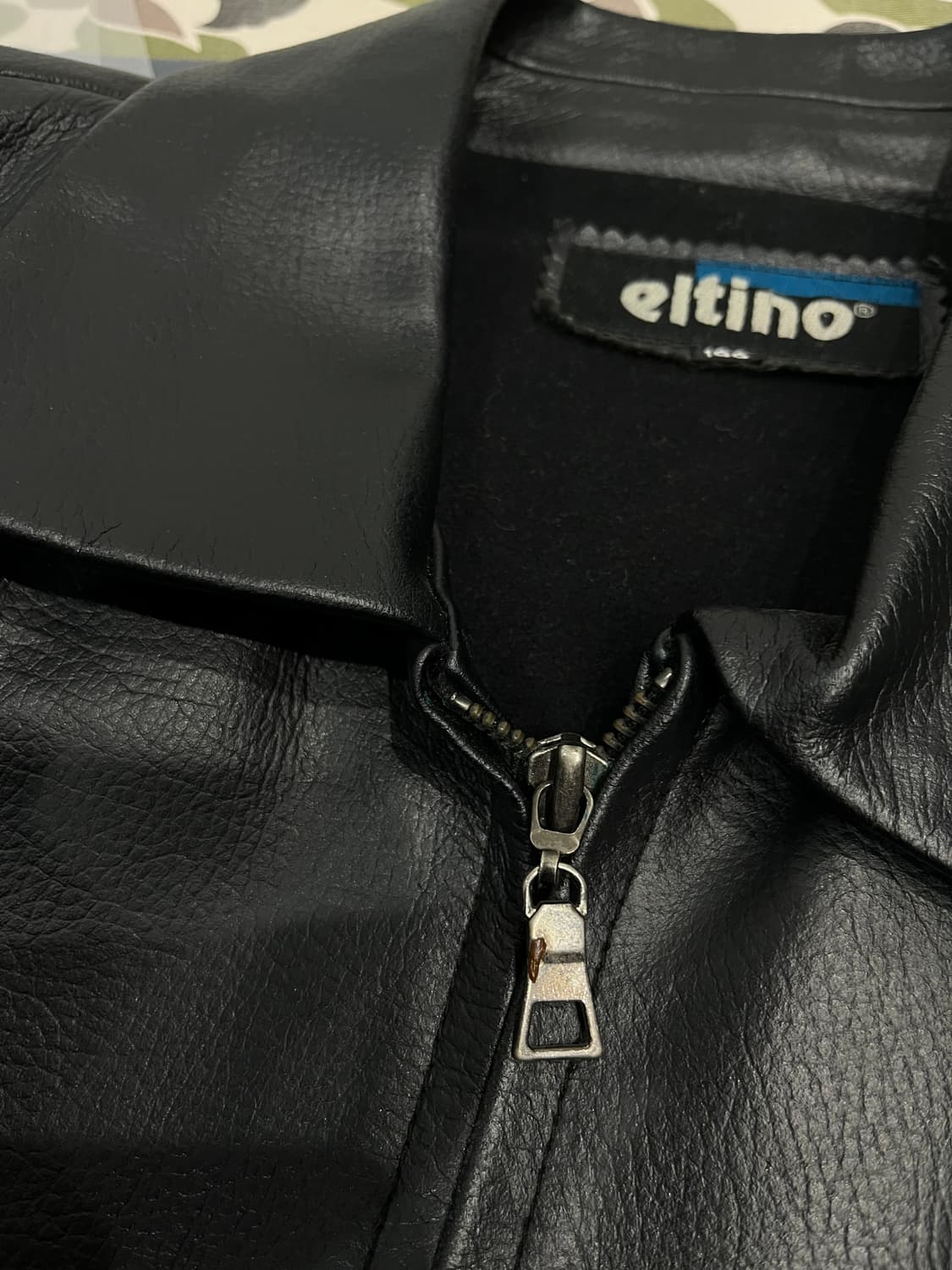 eltino 소가죽 싱글 집업 자켓 100 상품이미지5