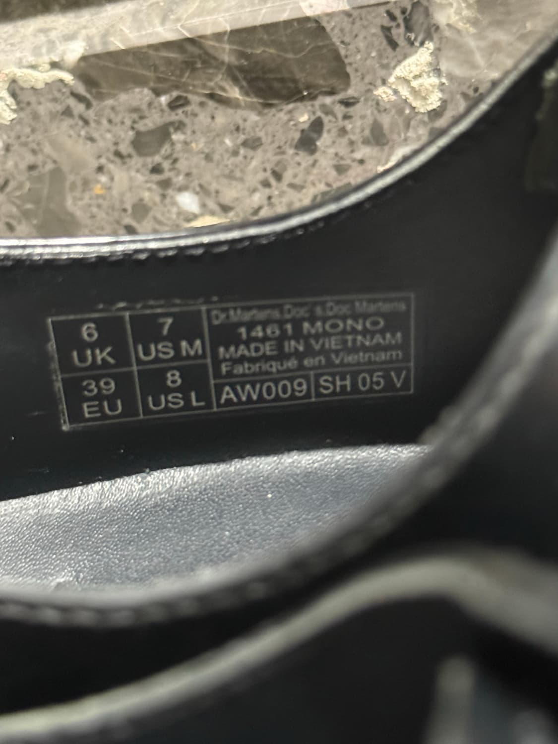 닥터마틴 1461 모노 39사이즈 상품이미지3