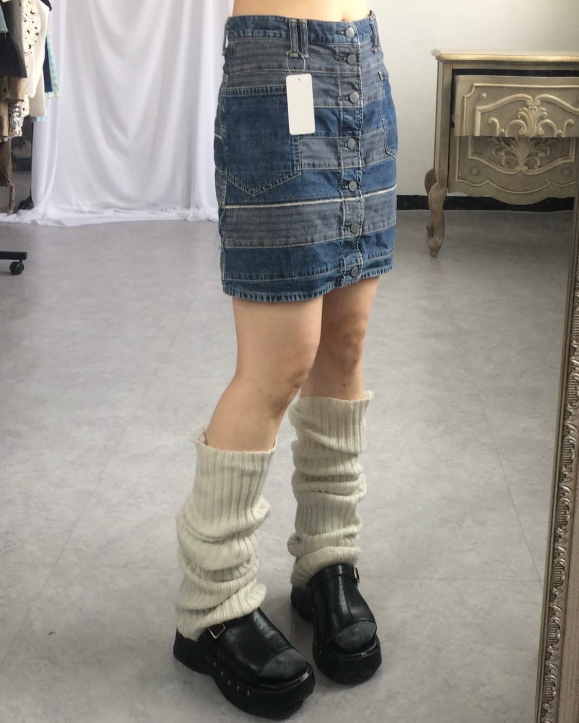 Kinky Hysteric glammer denim skirt 상품이미지9